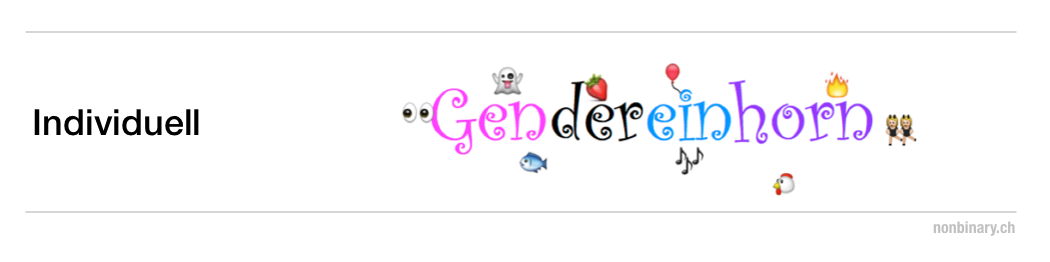 Illustration «Gendereinhorn»