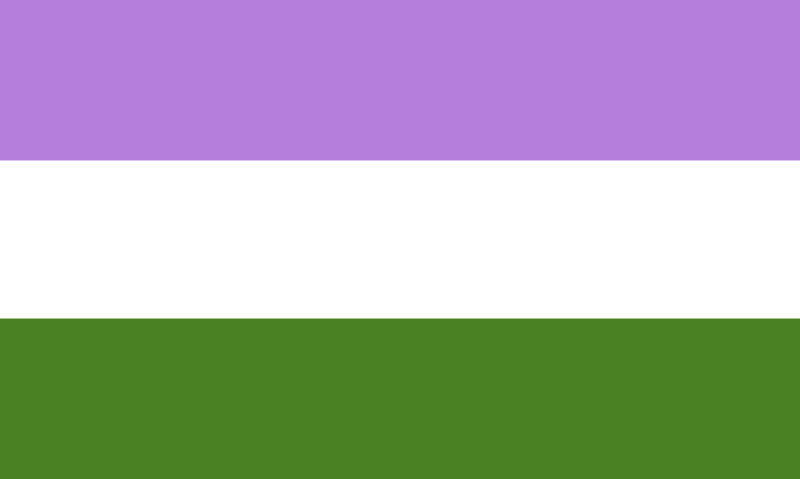 Genderqueer & Nonbinary Flagge