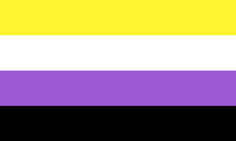 Nonbinary Flagge