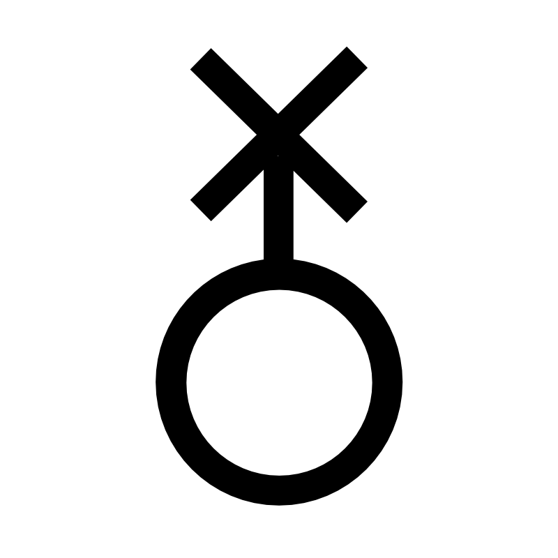 Gender Symbol non-binäres Geschlecht